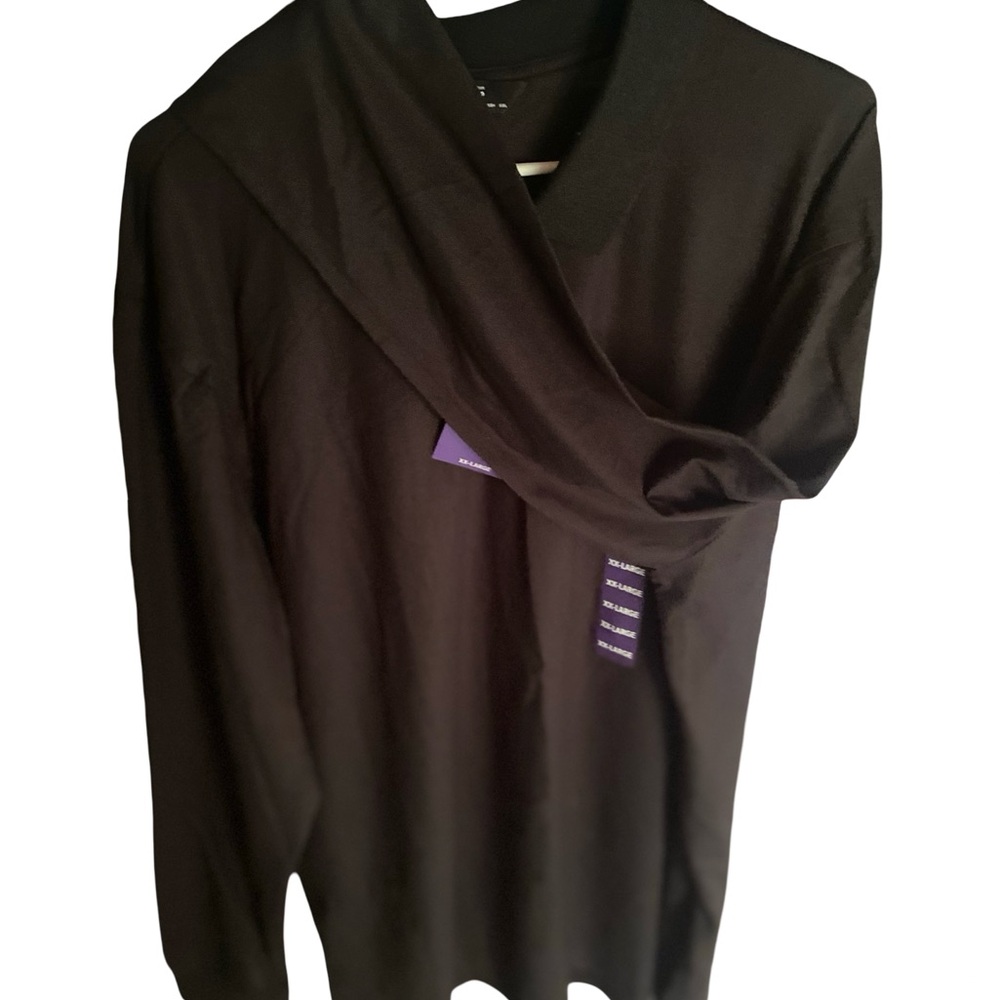 Black long sleeve Polo Shirt - Picture 3 of 3